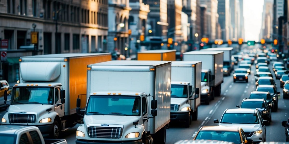 Efficient Delivery Networks in Busy Cities