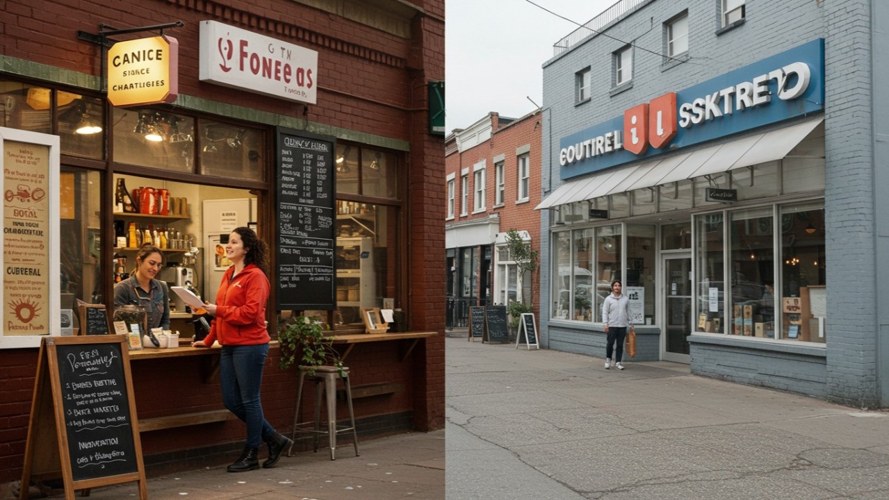 How Street Retailers Compete With Large Stores