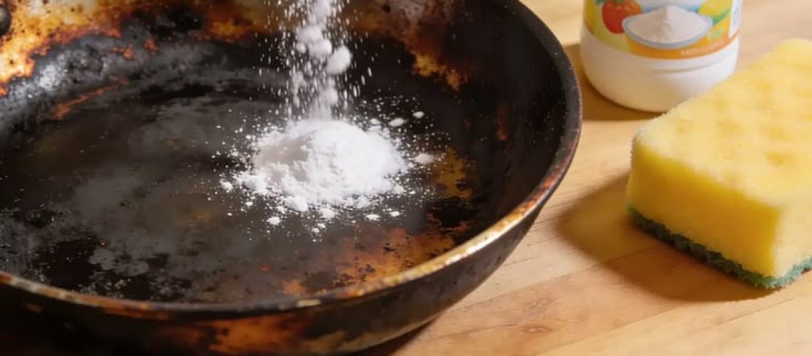 How to Clean Burnt Pots and Greasy Cooking Surfaces