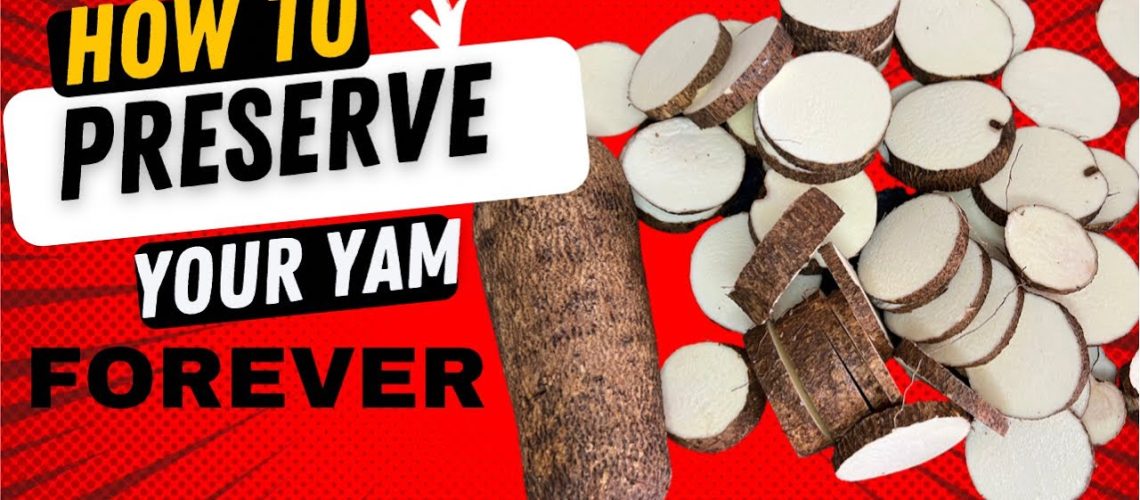 how to preserve your yams